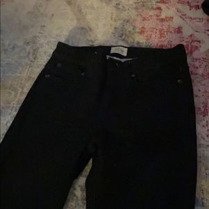 Jcrew size 26 black skinny jeans